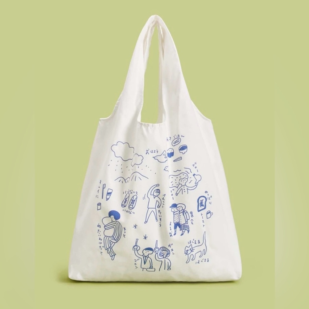 Figure Graphic Canvas Shopper Tote Bag